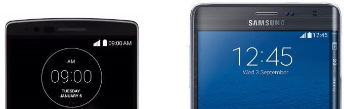 LG G Flex 2 vs Samsung Galaxy Note Edge: in-depth specs comparison