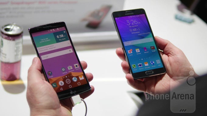 LG G Flex 2 vs Samsung Galaxy Note 4: First look
