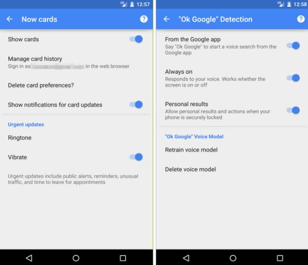 The Google app for Android has been updated to version 4.1 - Google app is updated for Android, gives users more control over what cards appear on Google Now
