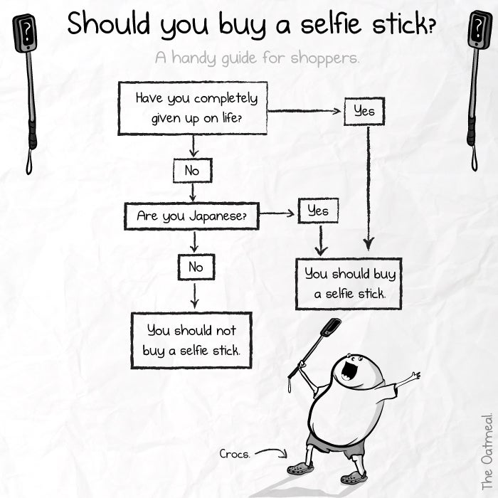 Humor time: here's why you (don't) need a selfie stick