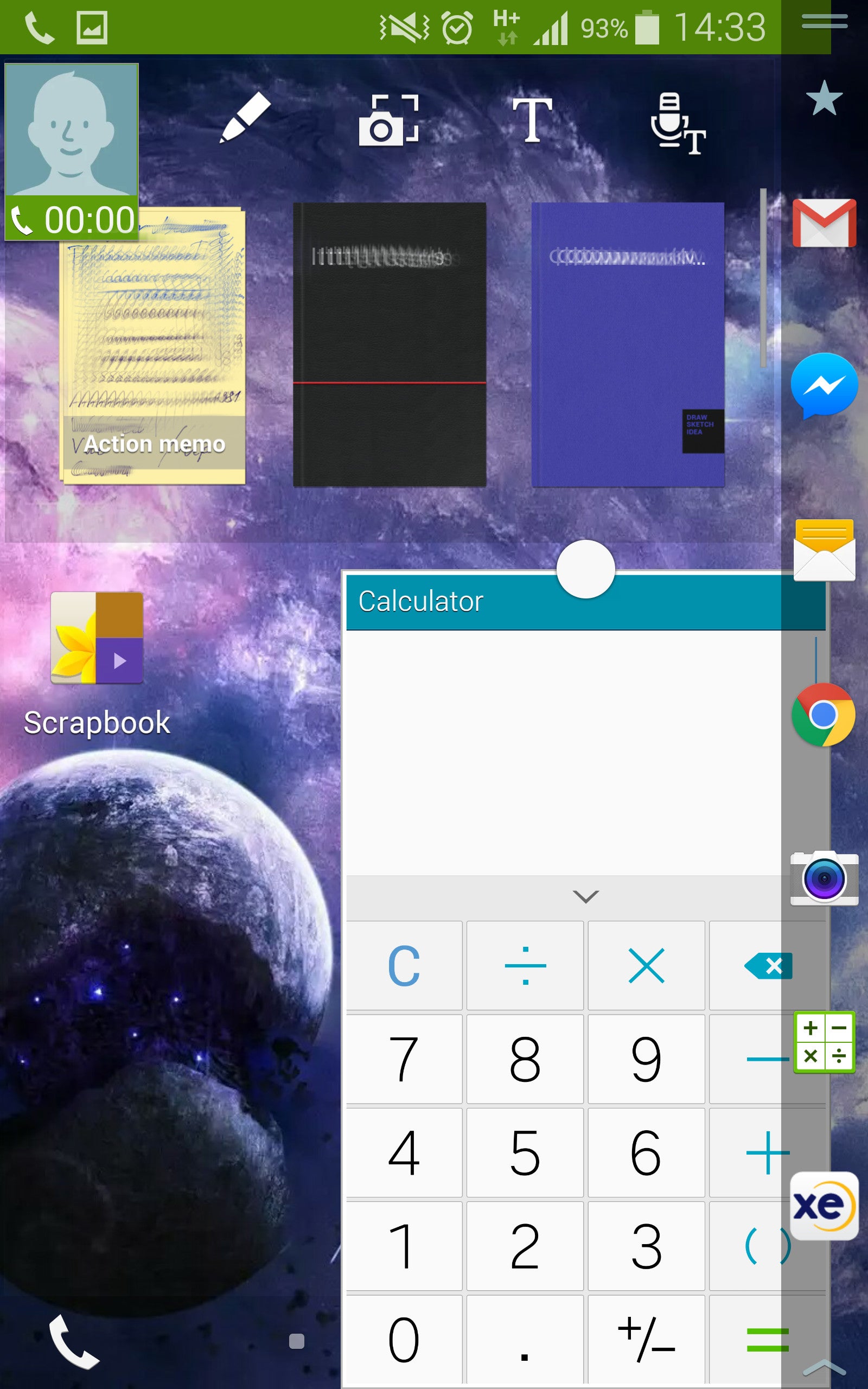 Minimize a call and get productive while talking - Living with the Samsung Galaxy Note Edge, week 3: Beauty takes time