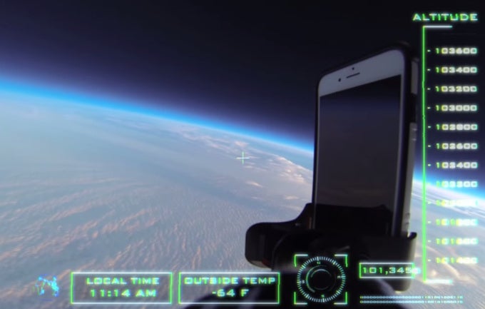 The ultimate drop test: an Apple iPhone 6 with a rugged case falls 101,000ft, guess what happens next