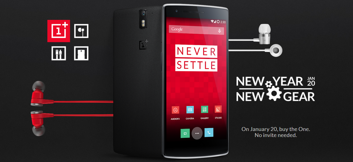 This Tuesday, buy either OnePlus One model without an invitation - No invitation required to buy the OnePlus One on January 20th