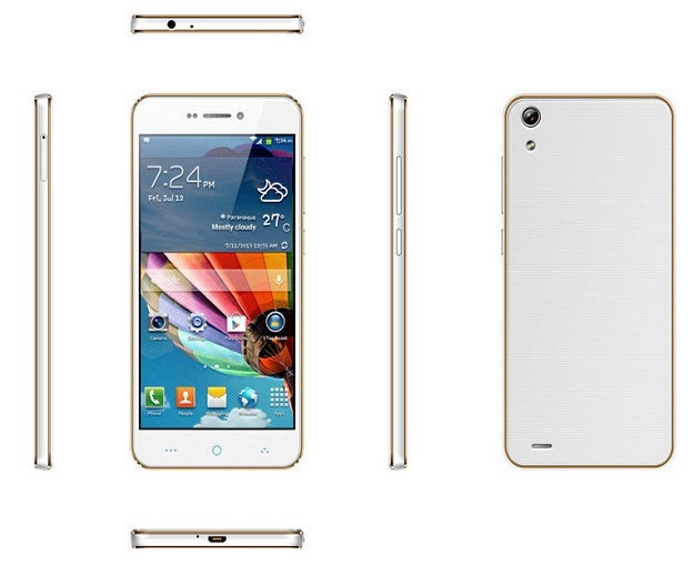 This iPhone 6 clone runs a TouchWiz mockup, shooting two birds with one stone