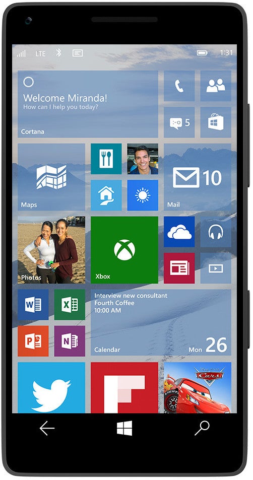 Windows 10 on a phone will arrive with universal apps, wallpapers and new notification system