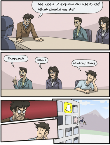 Why there is no Windows Phone version of Snapchat - Comic strip shows why Snapchat has no official Windows Phone app