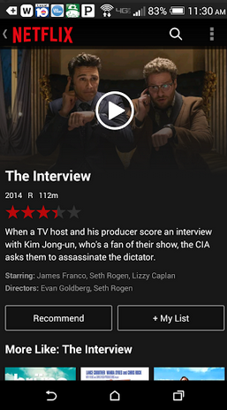 The Interview is now available for Netflix subscribers - Need to kill some time? The Interview is now on Netflix