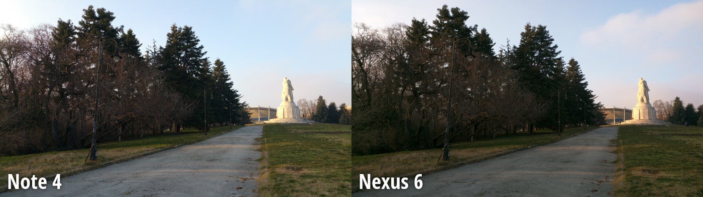 Side-by-side preview - Samsung Galaxy Note 4 beats the Nexus 6 in our blind camera comparison