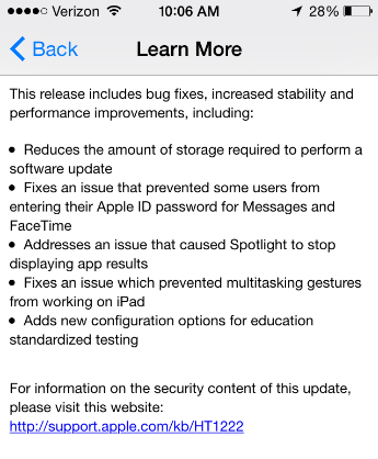 Apple releases iOS 8.1.3 - Apple releases iOS 8.1.3