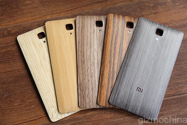 Greet the official wooden covers for Xiaomi Mi4 - from bamboo to black apricot