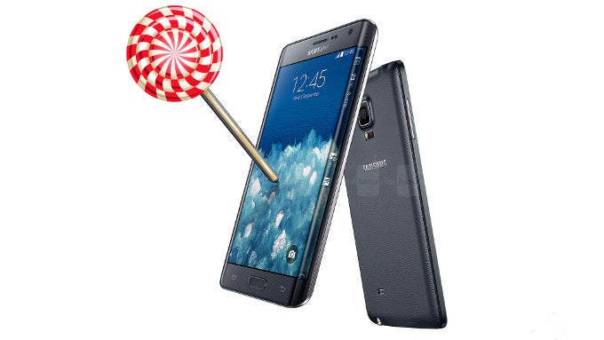 Android 5.0.1 Lollipop with TouchWiz on board leaks for the Samsung Galaxy Note Edge