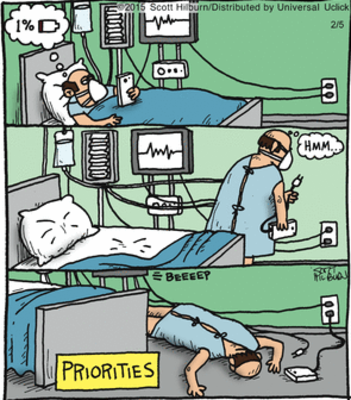 Humor: When your smartphone is your top priority