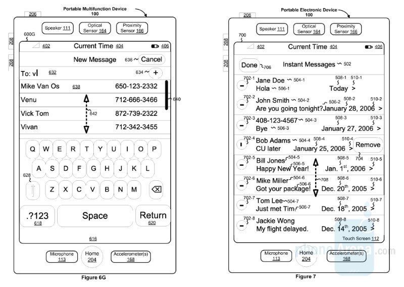 Choosing a contact and managing history - Patent reveals Apple’s idea for iPhone IM