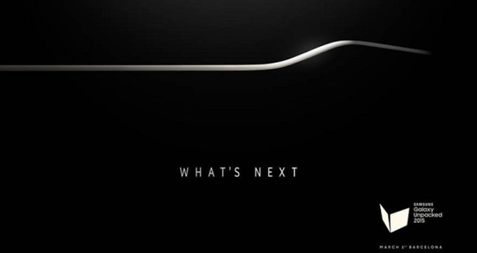 On February 2nd, Samsung teased an upcoming curved phone for its MWC Unpacked event - Samsung Galaxy S6 and Galaxy S6 Edge both coming with 5.1" screen, metal body