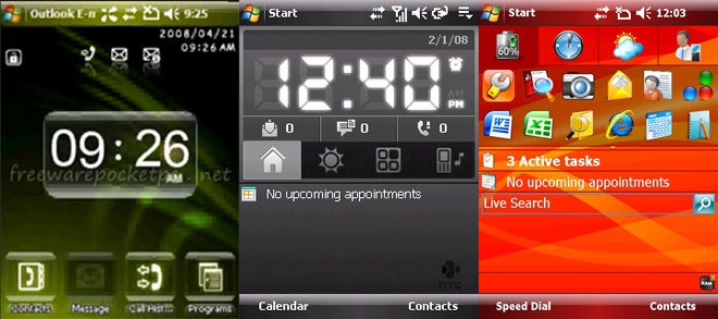 Homescreen personalizations of GSmart, HTC, Eten - GSmart announced WM personalization