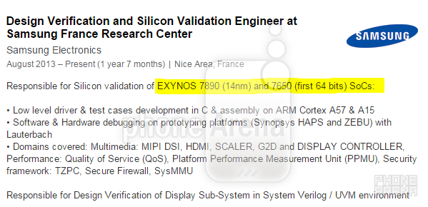 Samsung prepping a next generation 14nm Exynos 7890 chipset