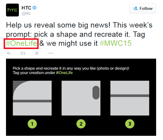 HTC confirms use of One Life in promos - HTC to eliminate parenthesis with HTC One M9, use "One Life" slogan for promos