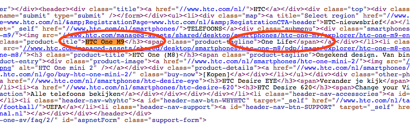 Source code from HTC's own website confirms name of the company's next flagship - HTC's website confirms that its new flagship is the HTC One M9, not HTC One (M9)