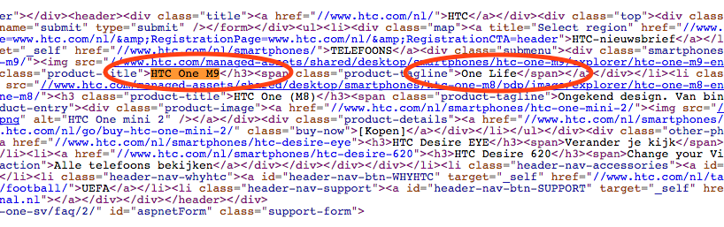 Source code from HTC&#039;s own website confirms name of the company&#039;s next flagship - HTC&#039;s website confirms that its new flagship is the HTC One M9, not HTC One (M9)