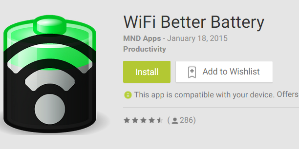 WiFi Better Battery uses a Google trick to keep your Android connected while saving battery life