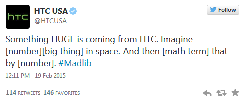 Is HTC telling us about the HTC One max 2 or the HTC One M9 Plus? - HTC tweet could mean that the HTC One max 2 is coming, not the HTC One M9 Plus