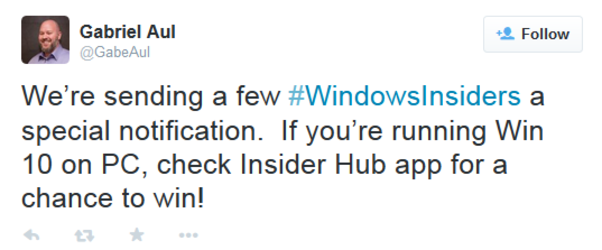 Windows Insider program chief Gabe Aul explains how to win the passes to MWC - Microsoft to give away MWC passes to certain Windows Insider program subscribers