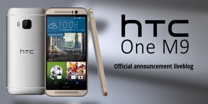 Liveblog: HTC One M9 announcement