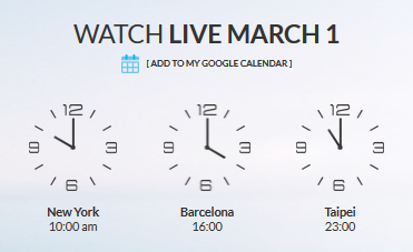 HTC's MWC event to start at 10am EST on Sunday - HTC event to begin 10 am EST March 1st; HTC One M9 and HTC One M9 Plus to be unveiled