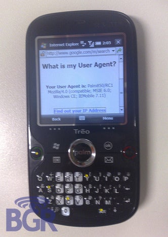*UPDATED* First information on the Palm Treo 850