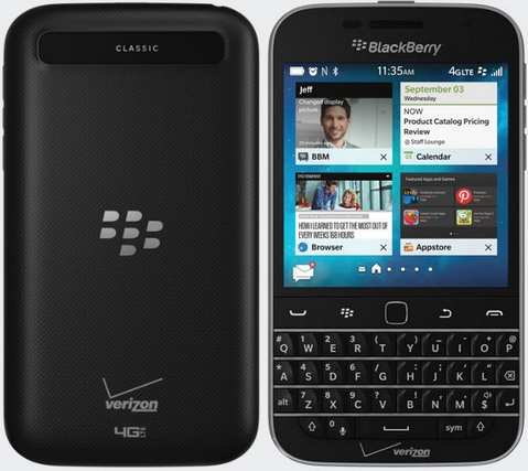 The BlackBerry Non Camera launches via Verizon on March 31st - BlackBerry Classic Non Camera can be pre-ordered now from Verizon