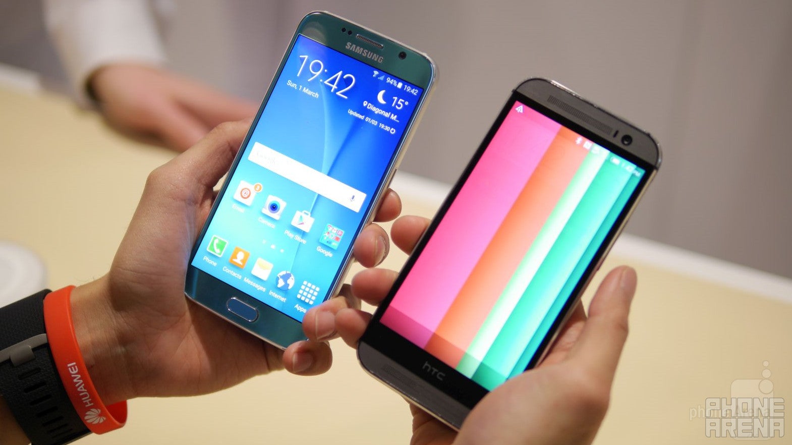 Samsung Galaxy S6 vs HTC One M8: first look