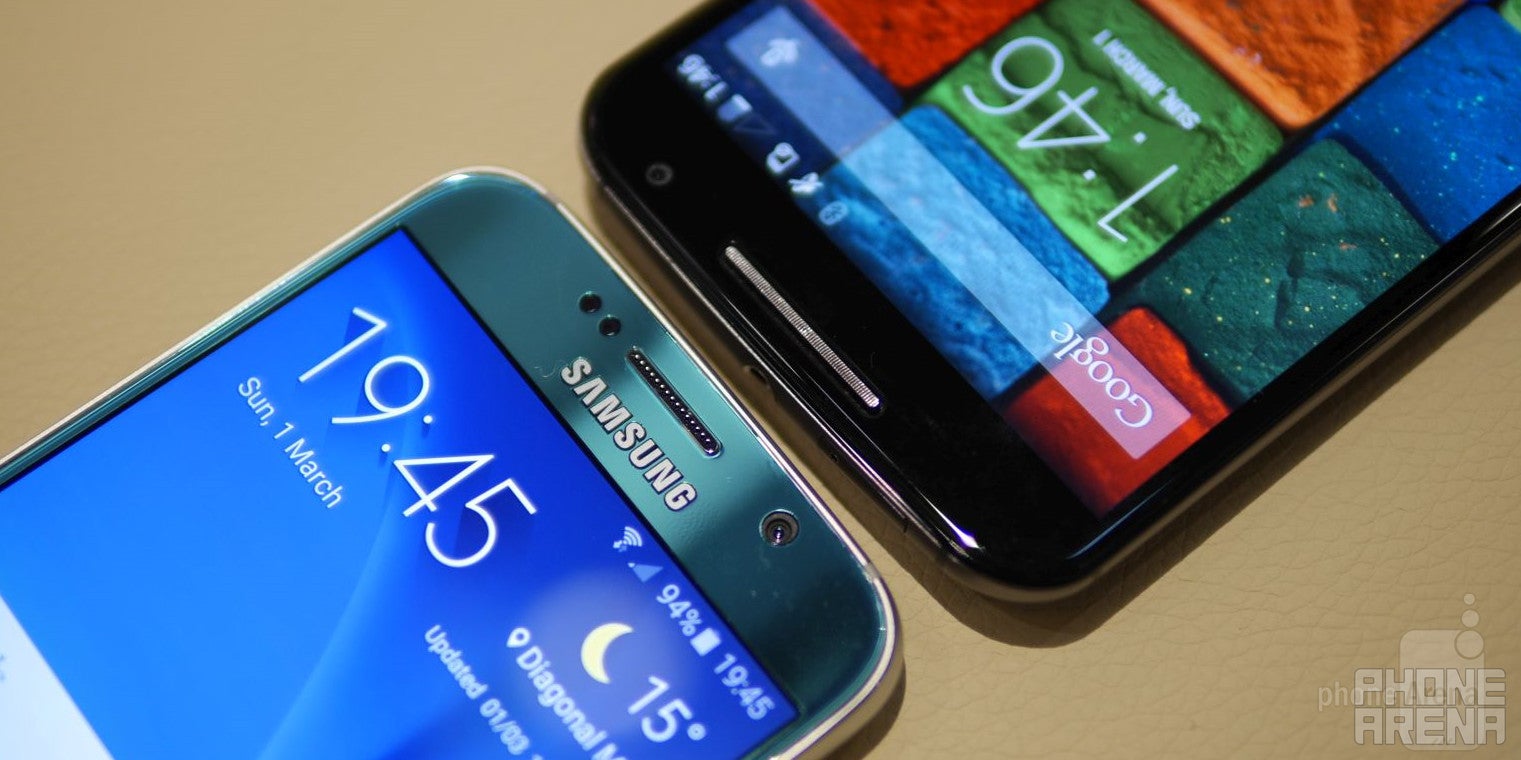 Samsung Galaxy S6 versus Motorola Moto X (2014): first look