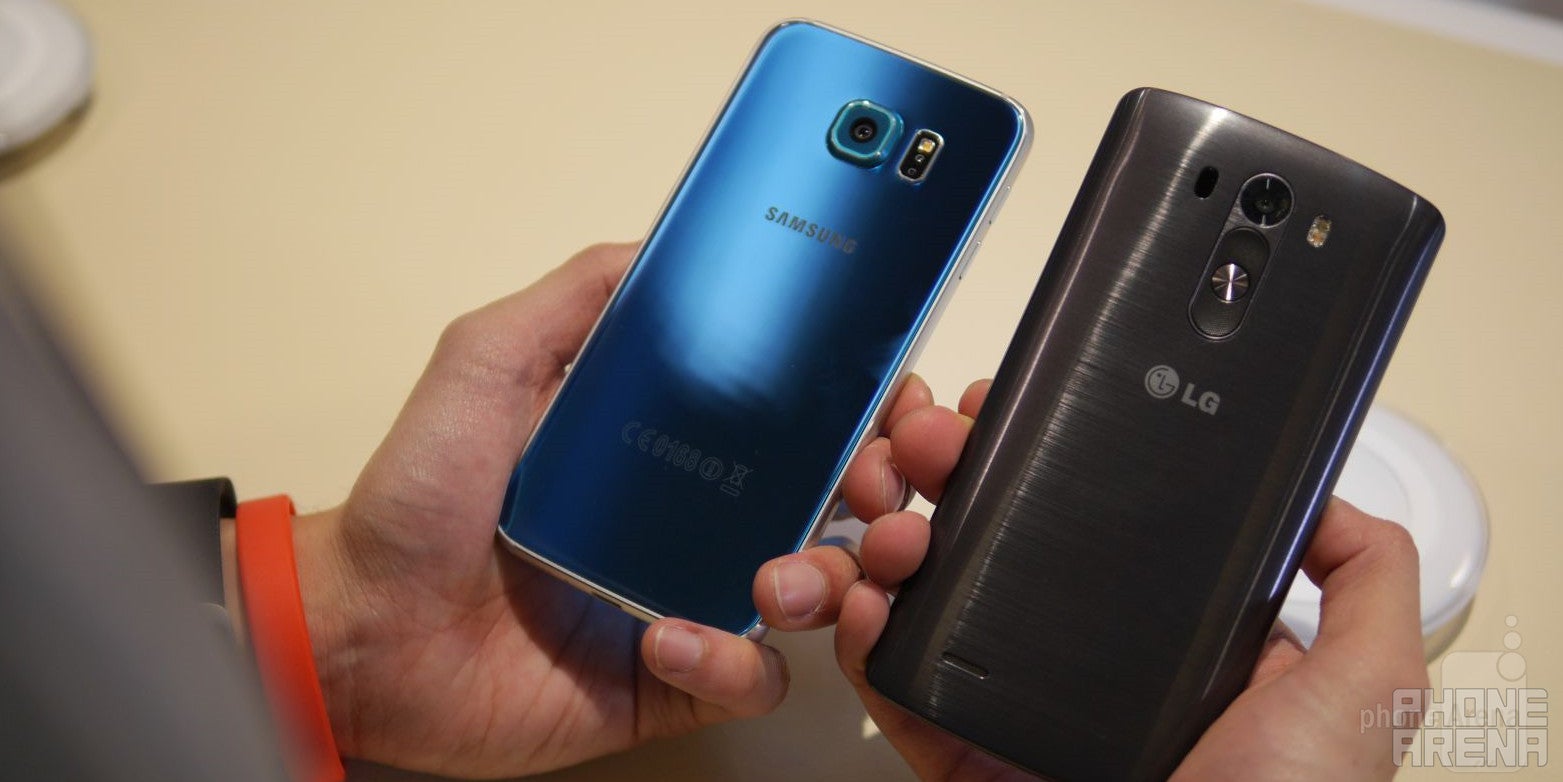 Samsung Galaxy S6 versus LG G3: first look