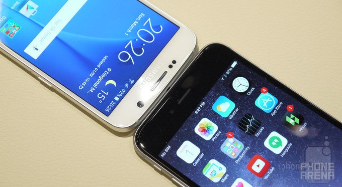 Samsung Galaxy S6 vs Apple iPhone 6 Plus: first look