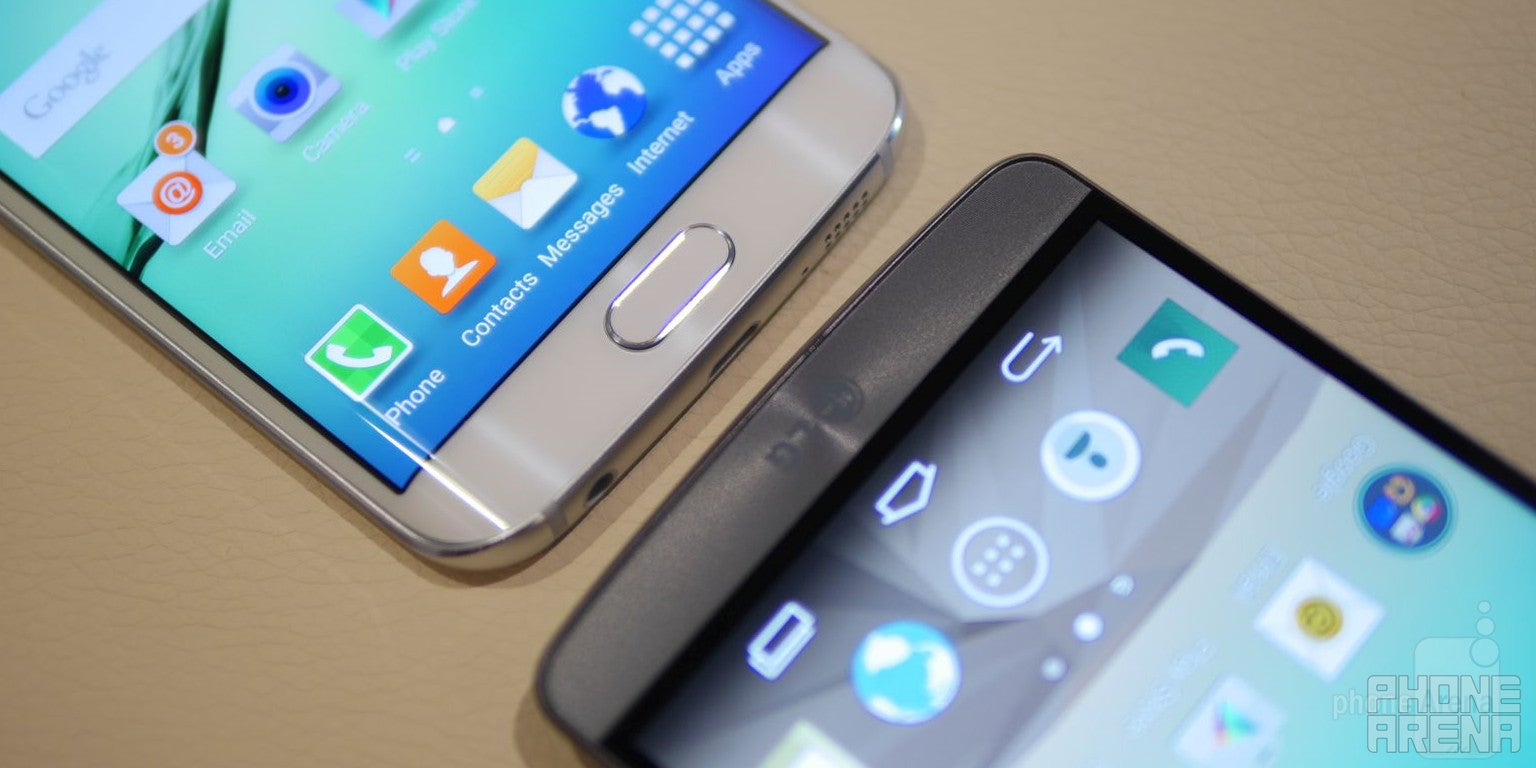 Samsung Galaxy S6 edge versus LG G3: first look