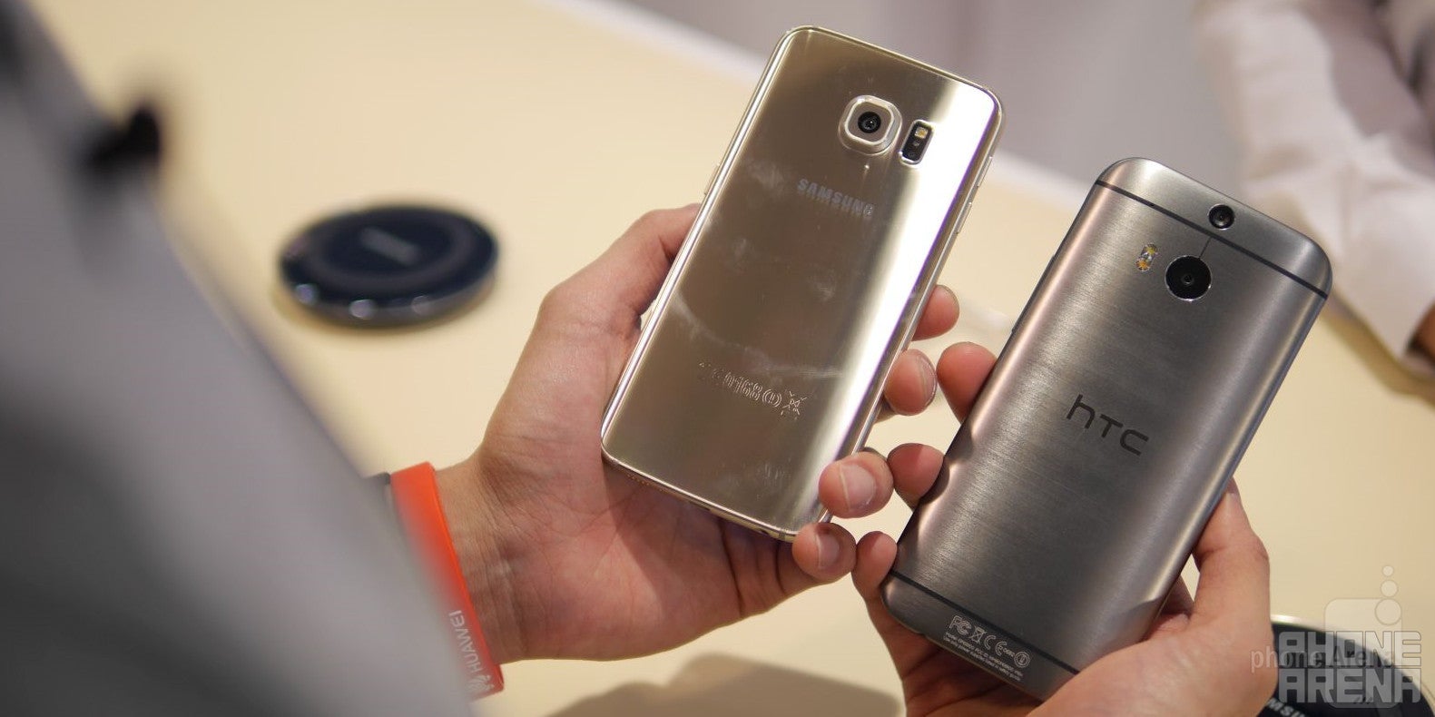 Samsung Galaxy S6 edge versus HTC One M8: first look