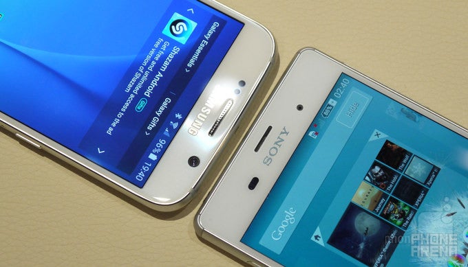 Samsung Galaxy S6 vs Sony Xperia Z3: first look