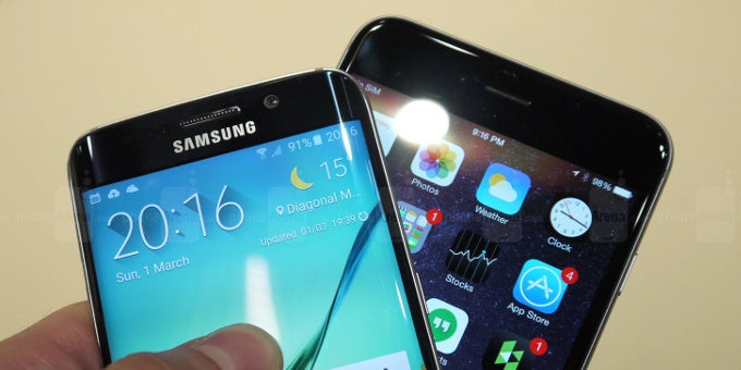Samsung Galaxy S6 edge vs Apple iPhone 6 Plus: first look