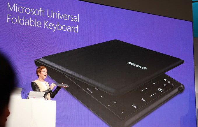 Microsoft unveils universal foldable Bluetooth keyboard that works with Windows, iPhones and Android