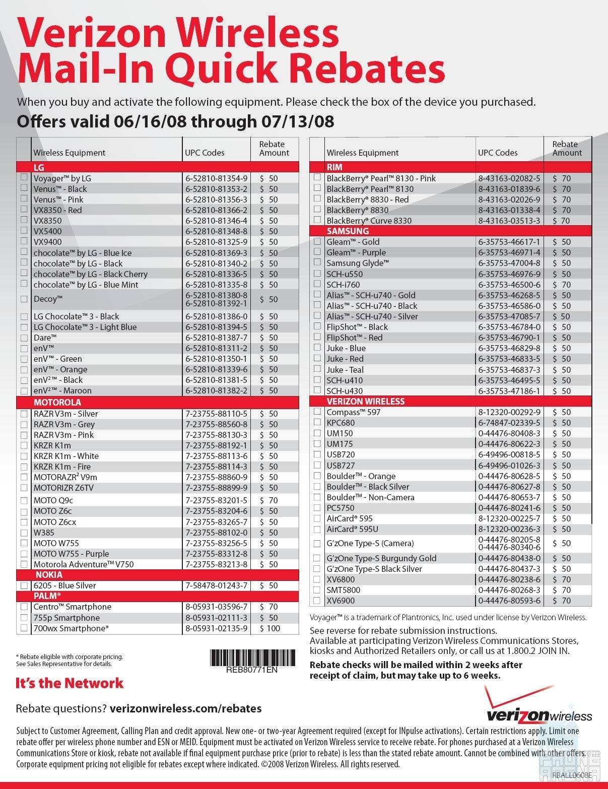 Verizon s New Rebate Form Points To New Devices PhoneArena
