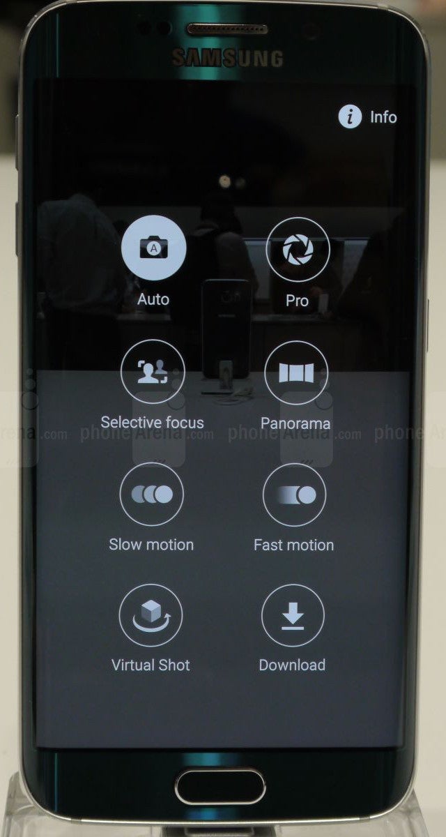 Samsung Galaxy S6, edge: a brief walk through the new TouchWiz camera app