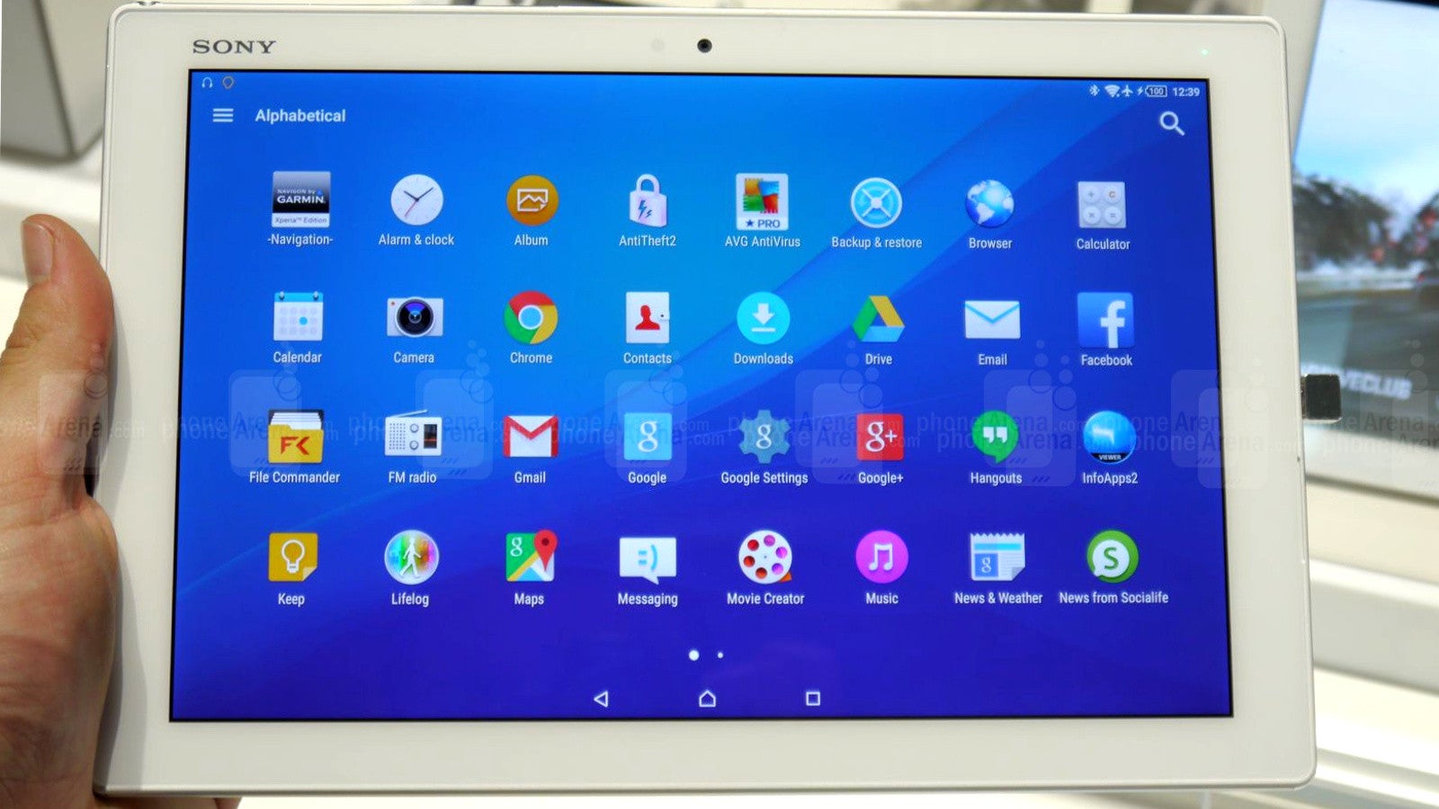 Sony Xperia Z4 Tablet Hands On Phonearena