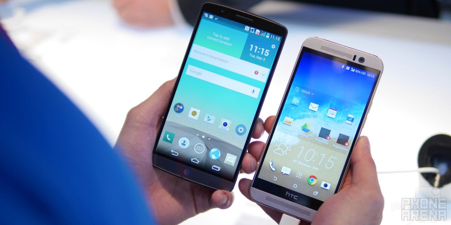HTC One M9 versus LG G3: first look
