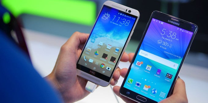 HTC One M9 vs Samsung Galaxy Note 4: first look