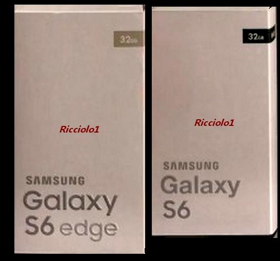Alleged Samsung Galaxy S6 and S6 edge retail boxes leak out