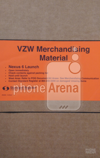 Nexus 6 is coming to Verizon - Verizon Nexus 6 confirmed by leaked marketing material