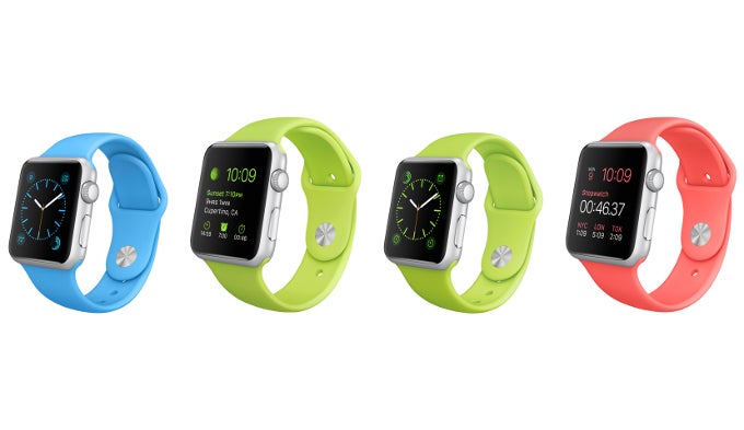 The Apple Watch Sport straps are all made of fluoroelastomer - here is what this means