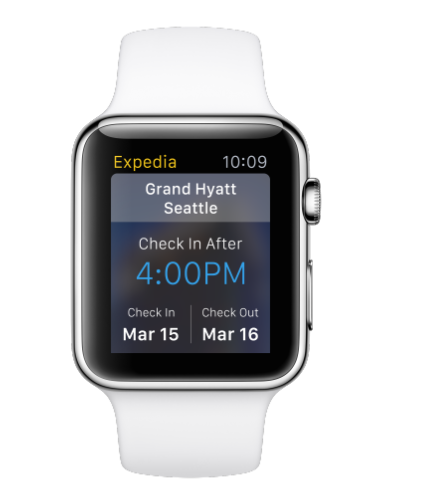 Expedia on Apple Watch - Travel app Expedia will have Apple Watch app ready to use by April 24th launch