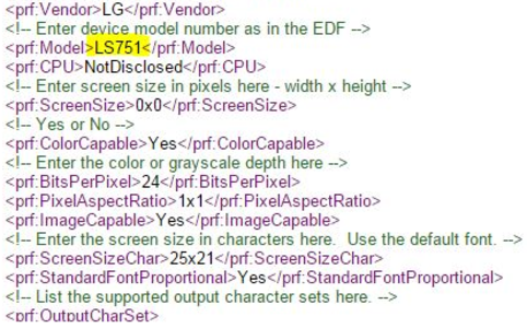 User Agent Profile found on Sprint's site reveals mystery LG LS751 - Mystery LG LS751 model appears on a User Agent Profile on Sprint's website