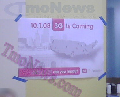 T-Mobile 3G to be launched in 27 markets on October 1